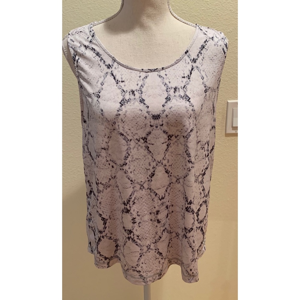 Varley Python Printed Sleeveless Top